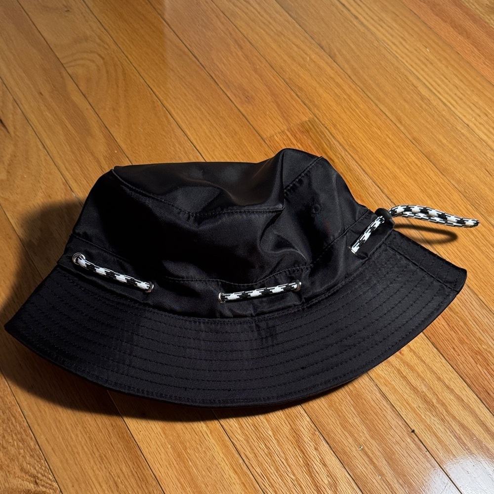 Anthropologie Black Bucket Hat